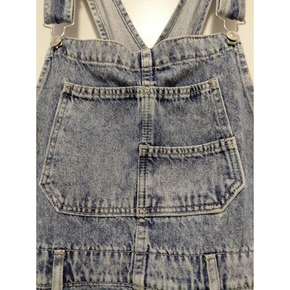 We The Free People Ziggy Denim Overalls Light Wash Blue Medium - Picture 6 of 8